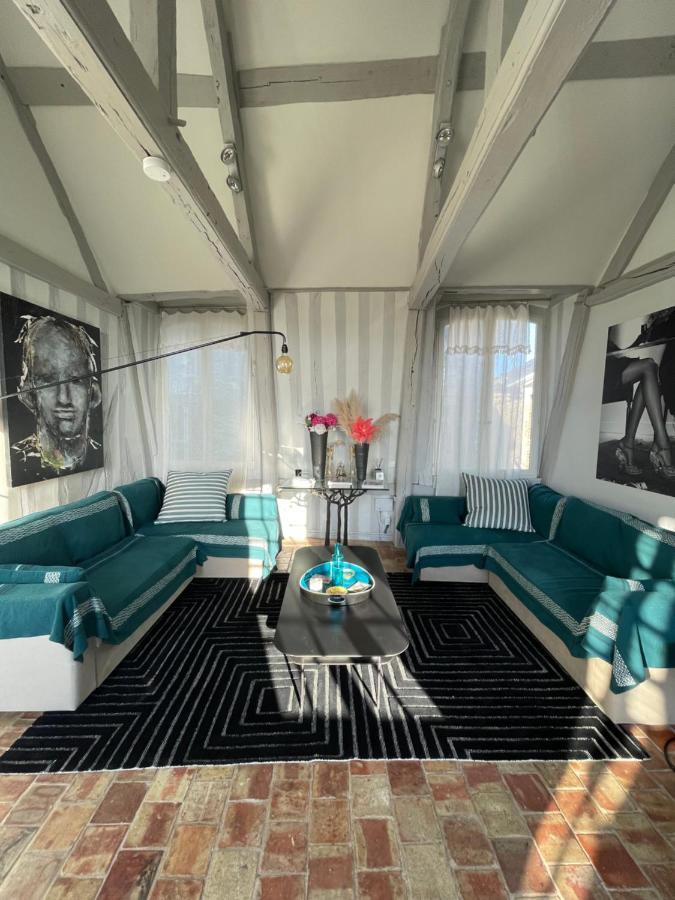 Le Loft Du Homard Bleu - Entre Ciel Et Mer - Free Parking 500M Honfleur Bagian luar foto